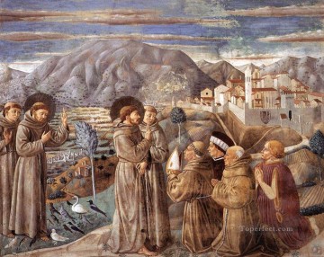 ベノッツォ・ゴッツォーリ Painting - 聖フランシスコの生涯の場面 場面 7 南壁 ベノッツォ・ゴッツォーリ